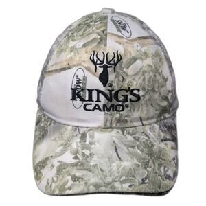 King's Camo Snow Shadow Any Tag Any Time Strapback Baseball Cap Multi One Size